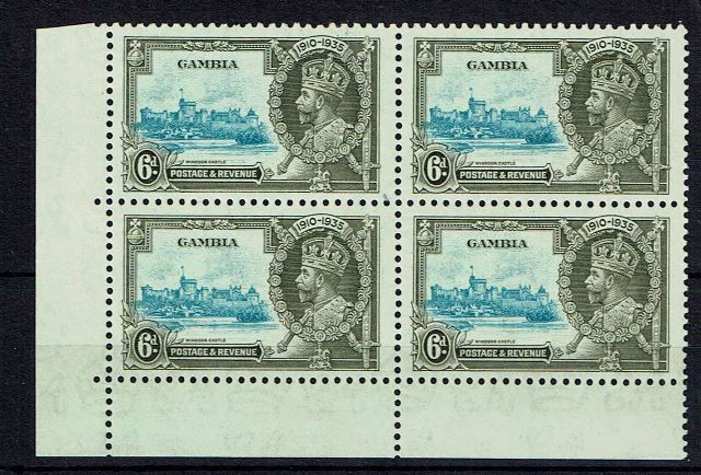 Image of Gambia SG 145/145a UMM British Commonwealth Stamp